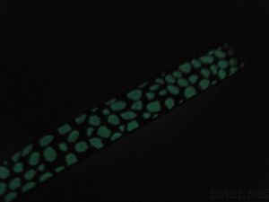 Luminous jacquard tape